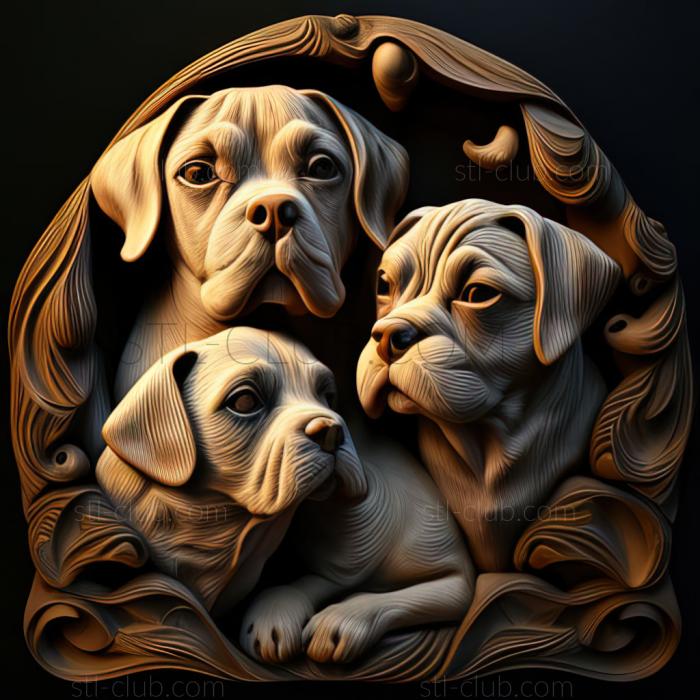 3D model st dogs (STL)